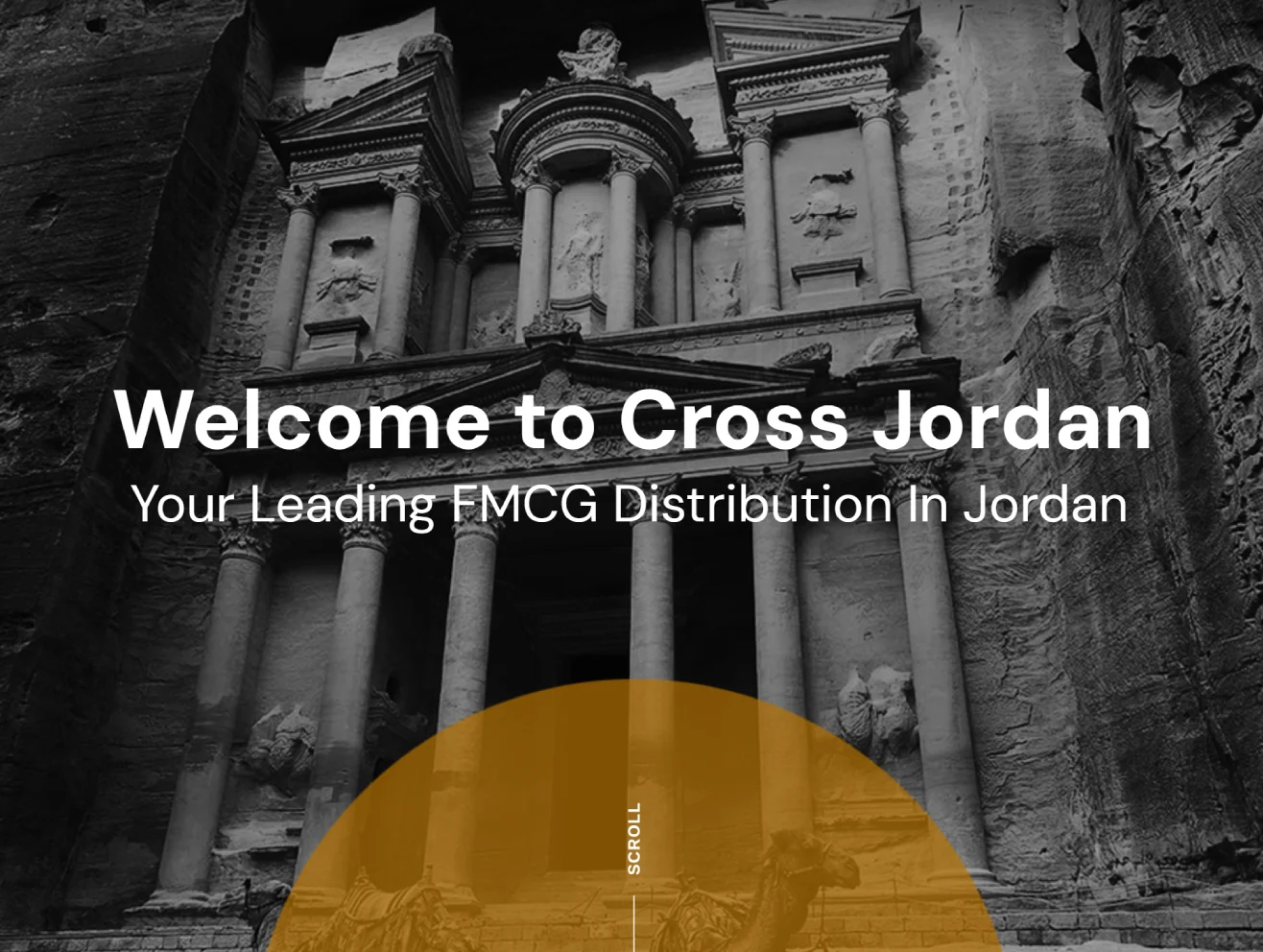 Cross Jordan FMCG distribution homepage