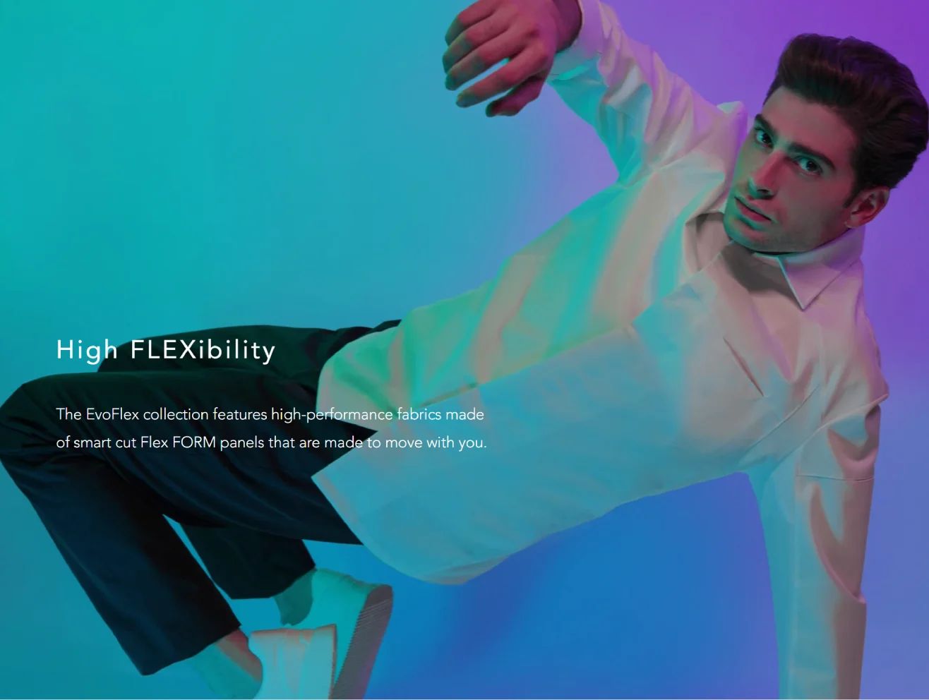 FORM corporate-uniform storefront homepage screenshot